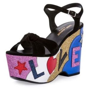 Saint Laurent Candy Love Wedge 371/2